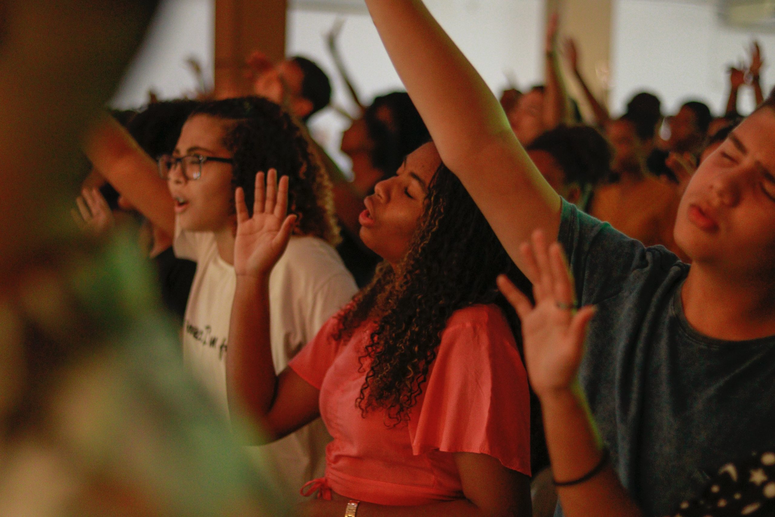 A group of Christians staying faithful despite facing persecution.